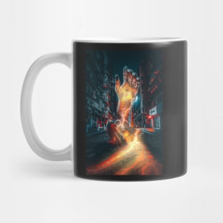 The hand of God Mug